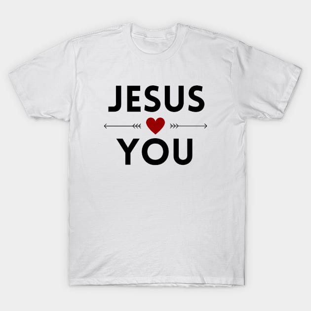 Jesus Loves You | Christian T-Shirt by All Things Gospel